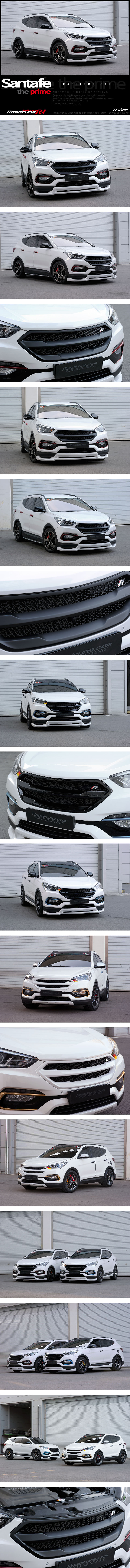 РЕШЕТКА РАДИАТОРА Roadruns НА HYUNDAI SANTA FE DM PRIME