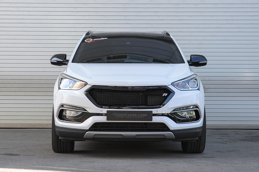 РЕШЕТКА РАДИАТОРА Roadruns НА HYUNDAI SANTA FE DM PRIME (НЕКРАШЕНАЯ)