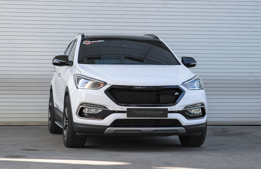 РЕШЕТКА РАДИАТОРА Roadruns НА HYUNDAI SANTA FE DM PRIME (НЕКРАШЕНАЯ)