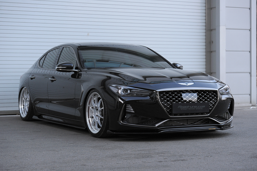 ПЕРЕДНЯЯ ГУБА Roadruns НА GENESIS G70