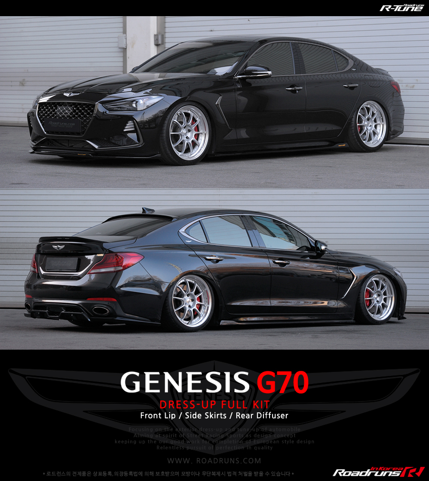 ОБВЕС ROADRUNS ПОЛНЫЙ КОМПЛЕКТ НА GENESIS G70