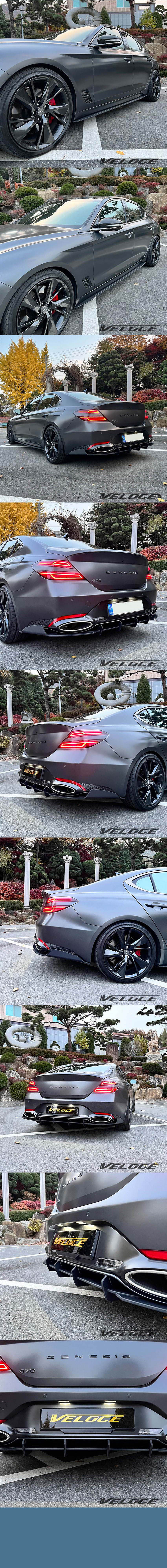 АЭРОДИНАМИЧЕСКИЙ ОБВЕС ПО КРУГУ VELOCE НА GENESIS G70